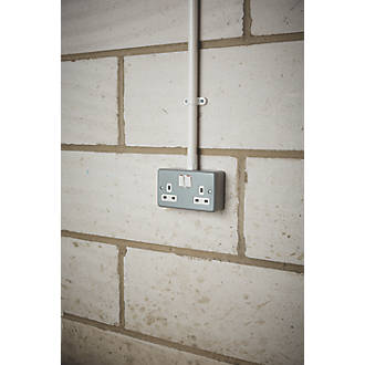 MK Metalclad Plus K2946ALM 13A 2-Gang DP Switched Socket product image 2