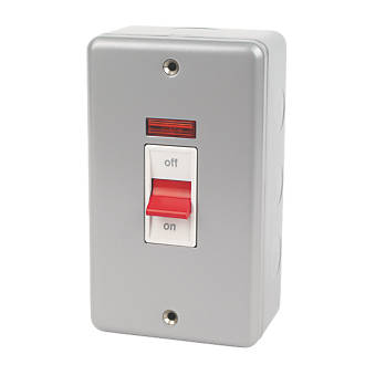 MK Metalclad Plus K5230ALM 45A 2-Gang DP Control Switch with Neon product image
