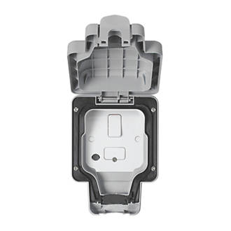 MK Masterseal Plus K56410GRY IP66 13A Switched Fused Spur with Flex Outlet product image 2