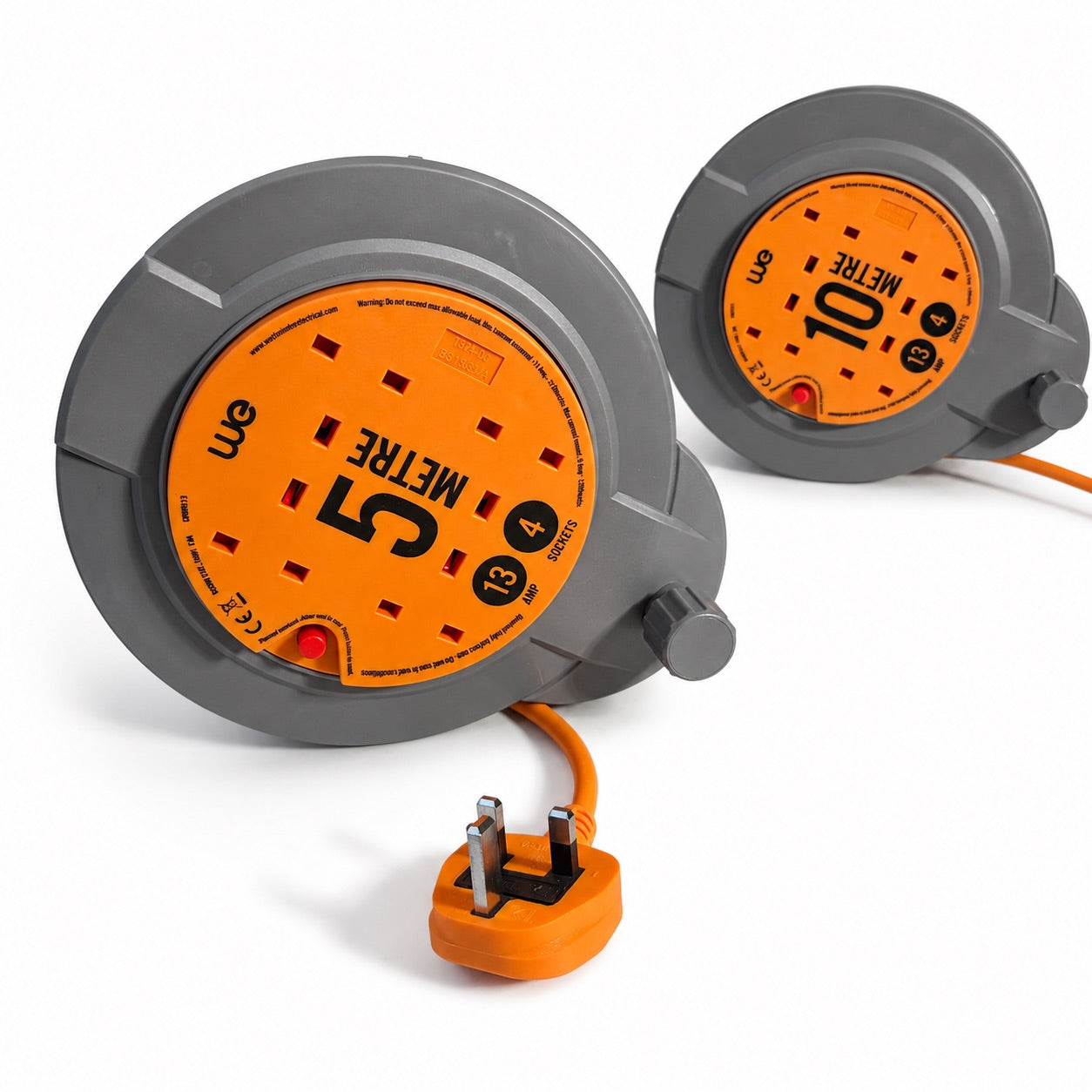 Ultra-Tough 10m Professional Extension Reel | 4-Socket | Exclusive New Design CRD1013