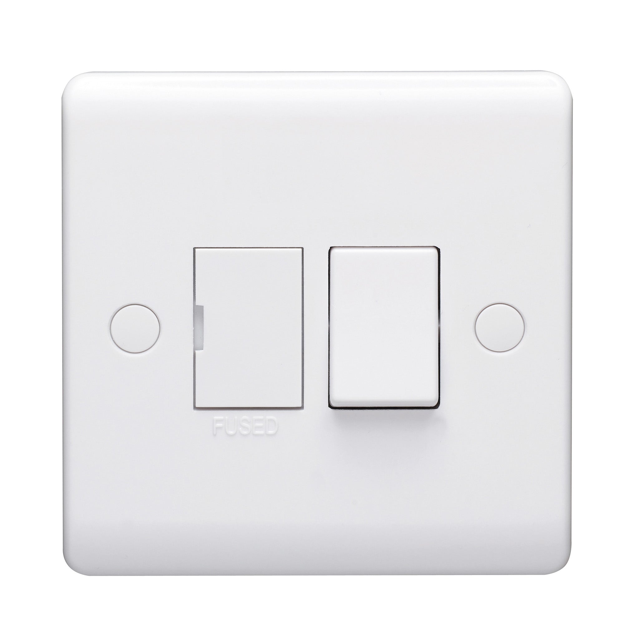 Volex D1080NR Casa Connection Unit DP Switched Fused 13A (White)