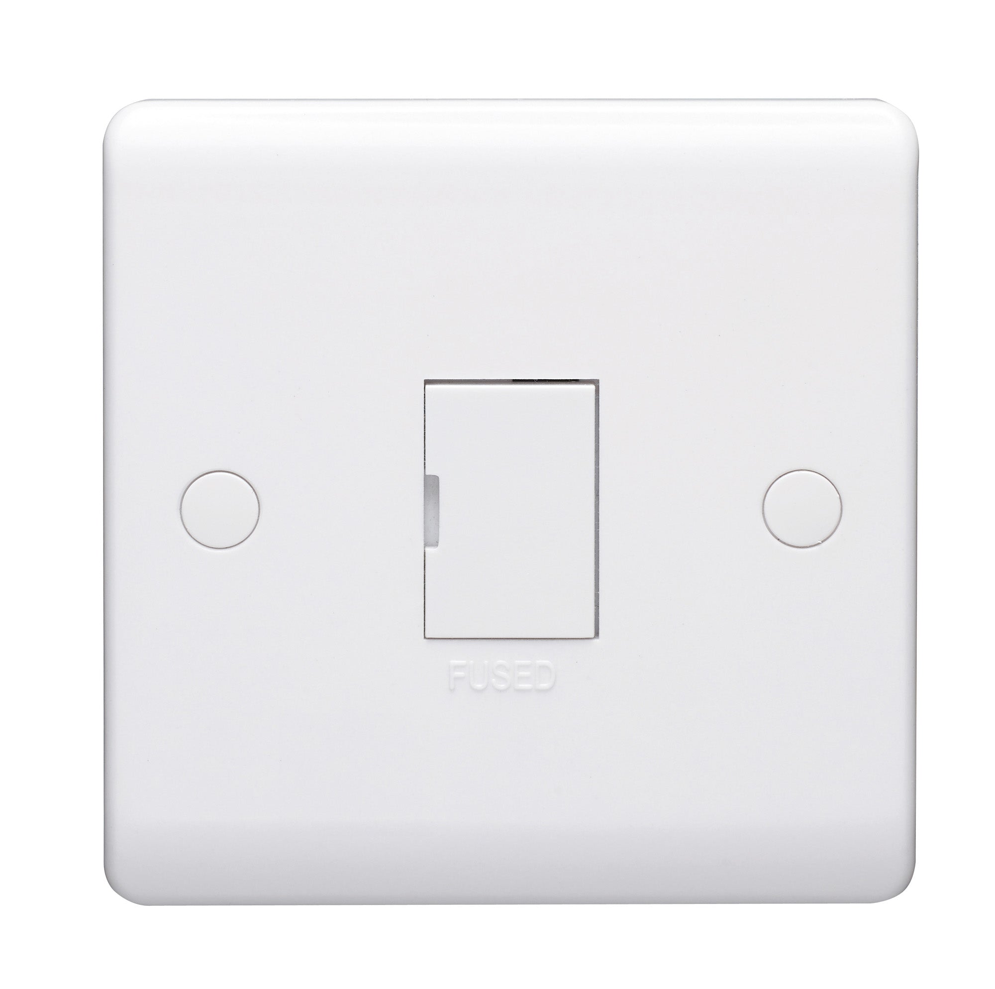 Volex D1090NR Casa Connection Unit Unswitched Fused 13A (White)