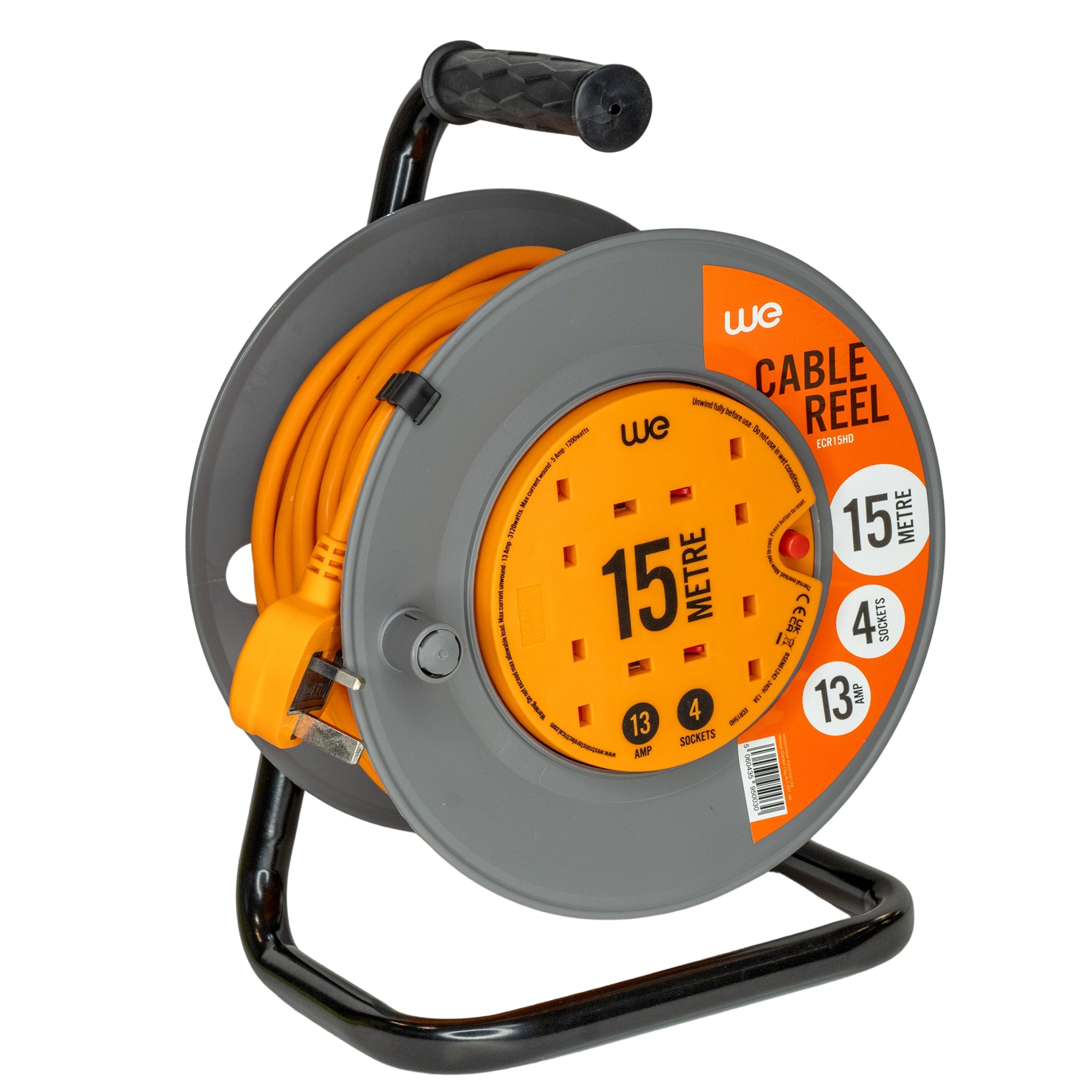 15m 13A Heavy Duty Reel ECR15HD