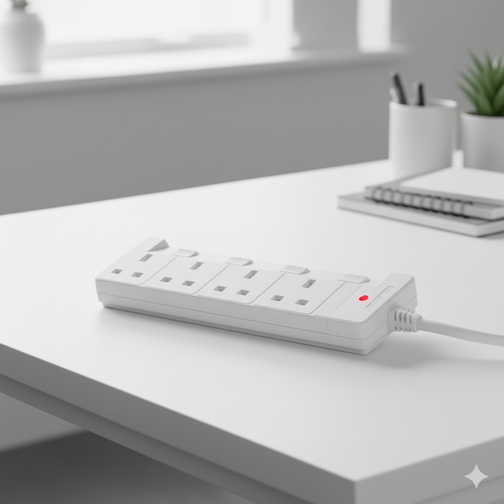 4 socket 2m 13A Individually Switched Extension Lead EL4G2MIS