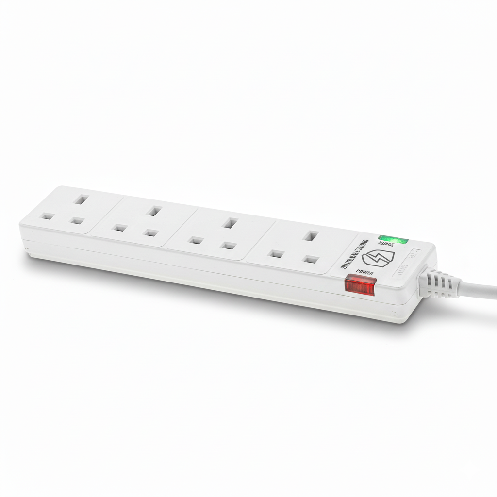 Surge 4 socket 2m 13A Extension Lead SPL4G2M