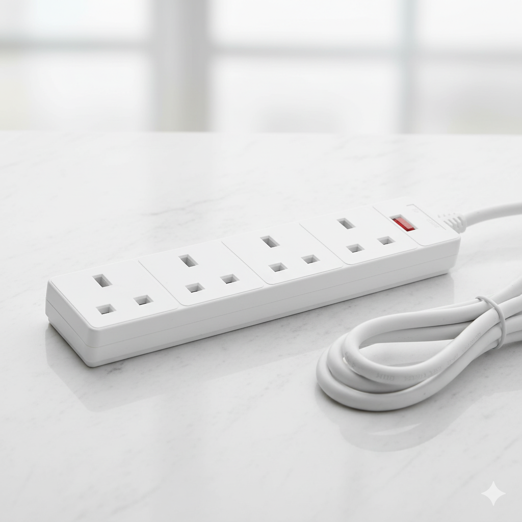 4 Socket 2m 13A Extension Lead EL4G2M