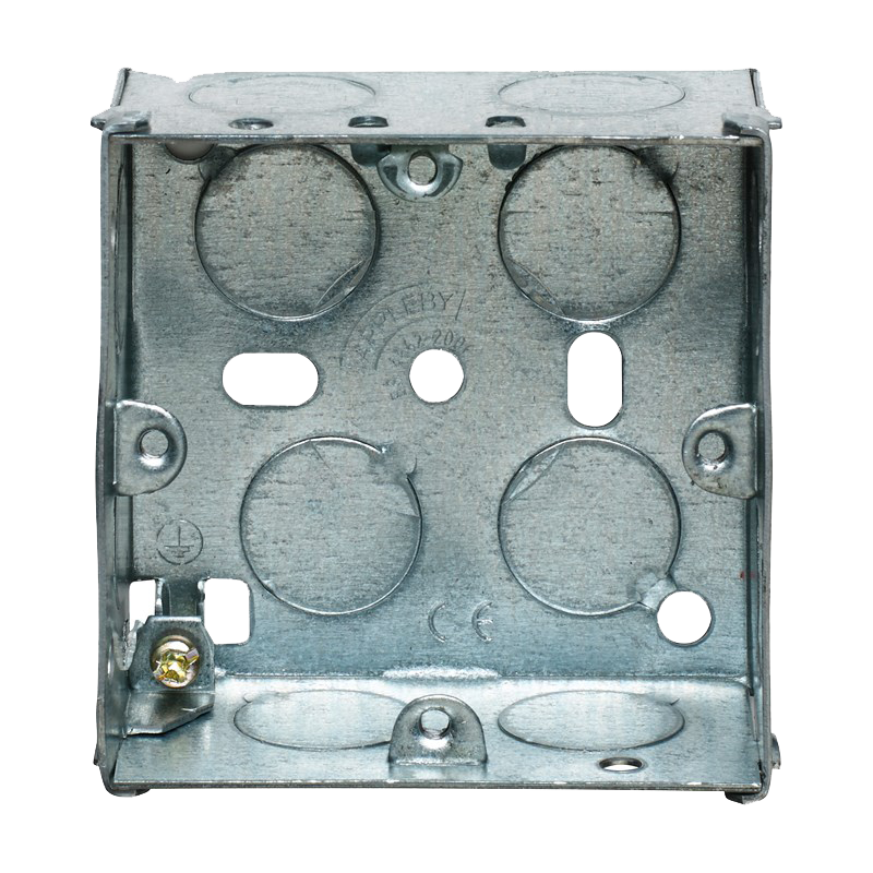 Appleby SB615 1 Gang 35mm Flush Steel Back Box