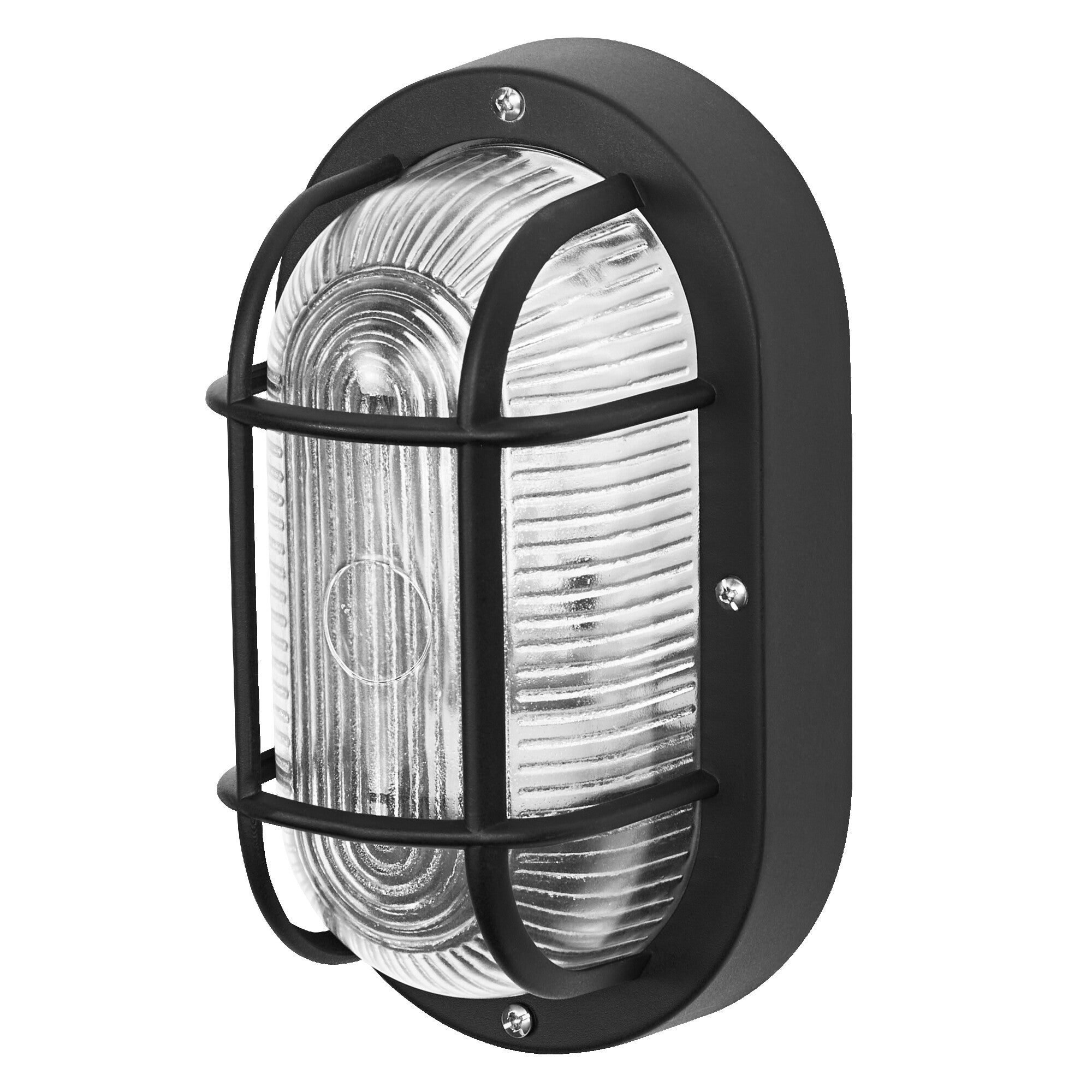 OSRAM Essential Oval E27 Bulkhead Black – product image