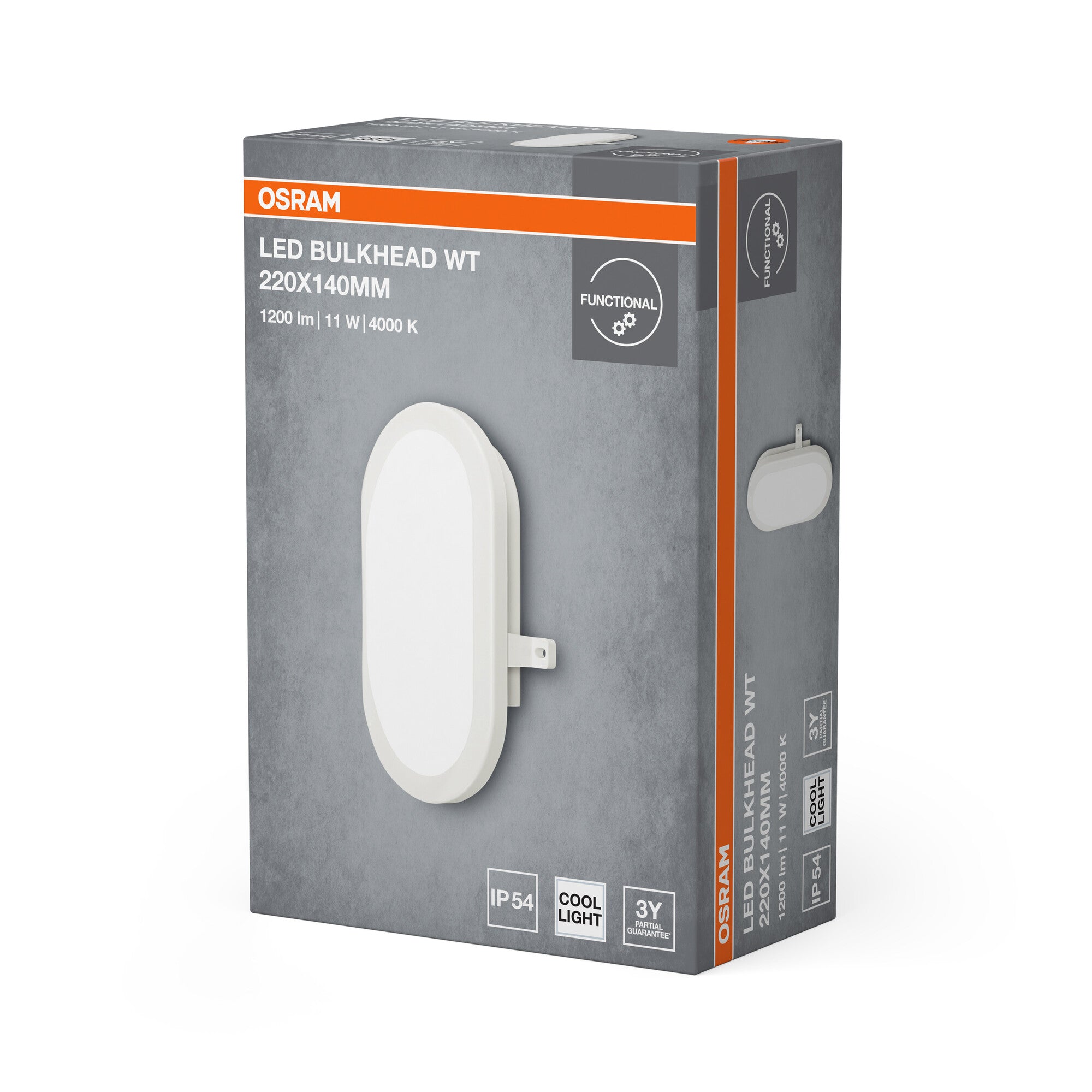 OSRAM LED Bulkhead 11W 4000K White – packaging image