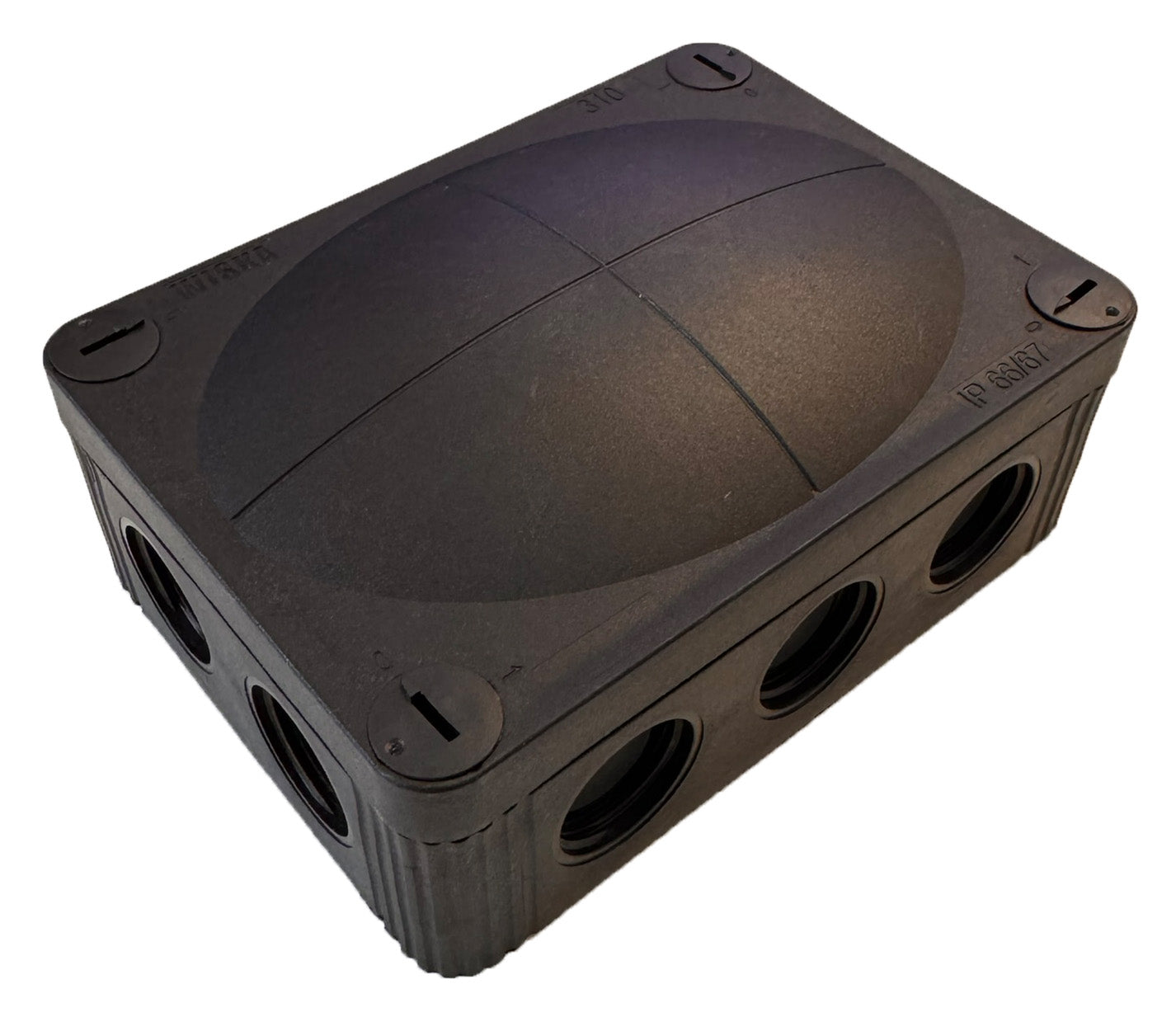 Wiska 10113408 Combi 310 117mmx85mmx51mm Empty Waterproof Junction Box - Black – COMBI310BK