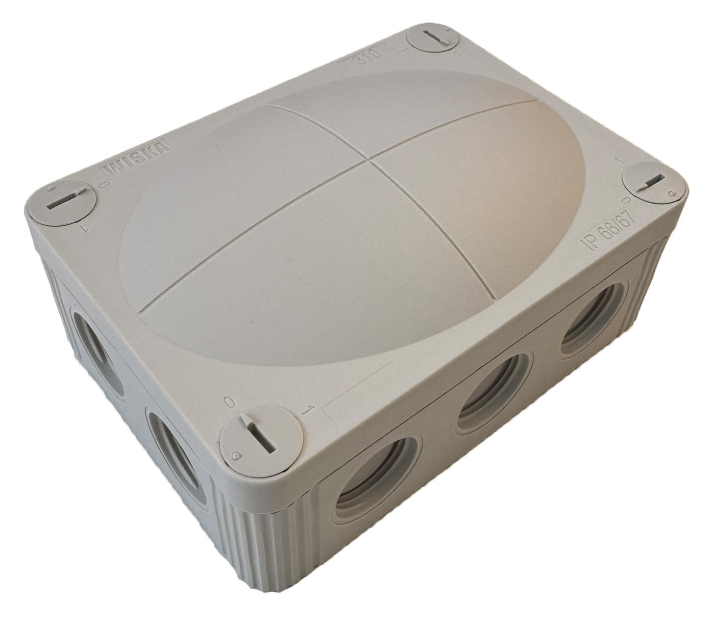 Wiska 10113407 Combi 310 117mmx85mmx51mm Empty Waterproof Junction Box - Grey – COMBI310GY