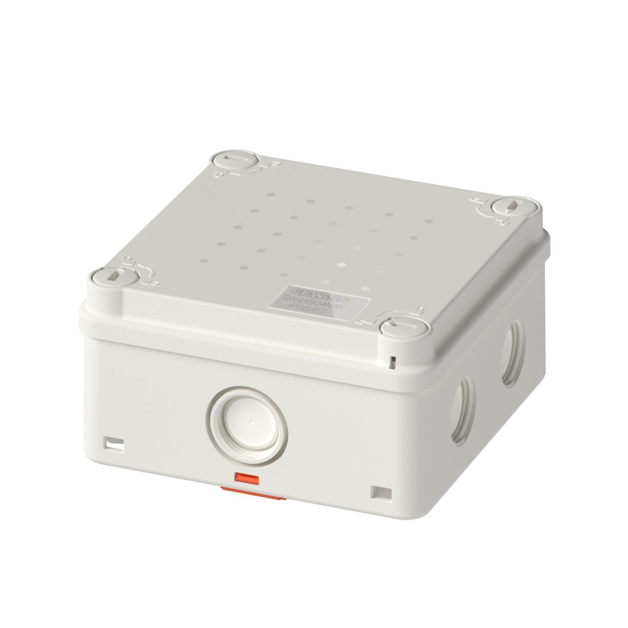 GEWISS GW44904NWK 44 CE APTA IP66/IP67 Junction Box 100x100x52mm White - official product image