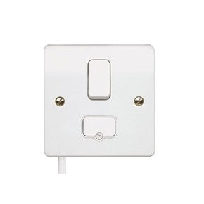 MK K330WHI 13A Switched Fused Spur Flex Logic Plus White - product image