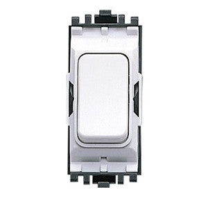 MK K4892WHI 20A SP 2 Way Grid Plus Switch Module White - product image