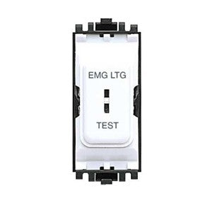 MK K4898ELWHI 20A SP 2 Way Secret Key Switch Emergency Lighting Grid Plus Module White - product image