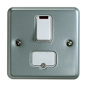 MK K962ALM 13A DP Switched Metalclad Fused Connection Unit with Neon - product image