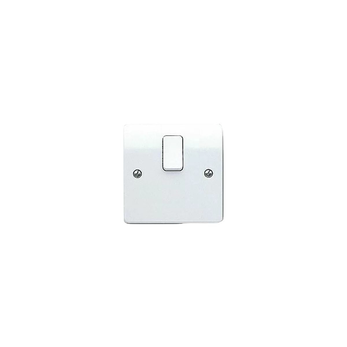 MK Electric K5403WHI Logic Plus White Moulded Double Pole Switch With Flex Outlet In Base 20A - product image