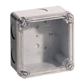 Wiska WIB1 Adaptable Weatherproof Box 110x110x60mm 6815LH Clear Lid – WIB1CLR