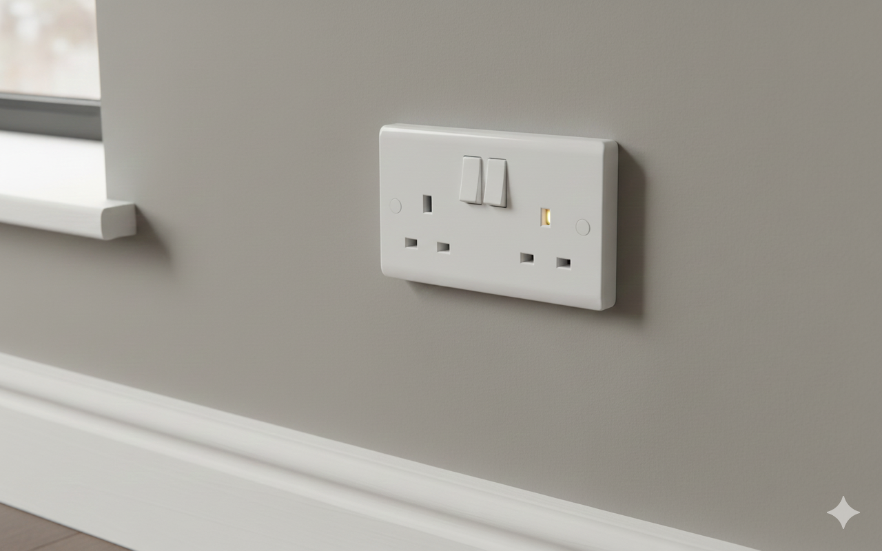 Volex Casa Range | White Moulded Switches & Sockets