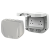 Weathersocket DP GRP Double Outdoor Socket - WEOPS2G