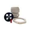 Wiska 10106246 TKE/P50 IP68 Plastic Cable Gland Tails Kit Plastic M50 - Multiple Sealing Inserts 4 x 25mm 1 x 16mm – 10106246