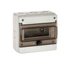 Wiska 1308 BR/W 8 Module IP65 Weatherproof Consumer Unit c/w Rail Grey – 1308BR/W