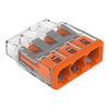 WAGO 2773-403 3-Way PUSH WIRE Connector 4mm² – Pack of 100 – 2773-403