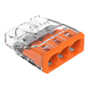 WAGO 2273-203 3-Way PUSH WIRE Connector 2.5mm² – Box of 100 – 2273-203