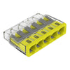 WAGO 2773-405 5-Way PUSH WIRE Connector 4mm² – Pack of 60 – 2773-405