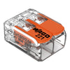 WAGO 221-612 2-Way Compact Lever Connector 6mm² – Pack of 50 – 221-612
