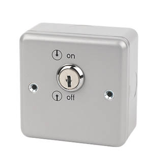MK Metalclad Plus K2525ALM 20A 1-Gang DP Key Switch product image
