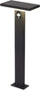 4Lite Die Cast LED Solar Bollard Light with PIR, 4000K, 165lm, IP54, Graphite -  4L2/6005