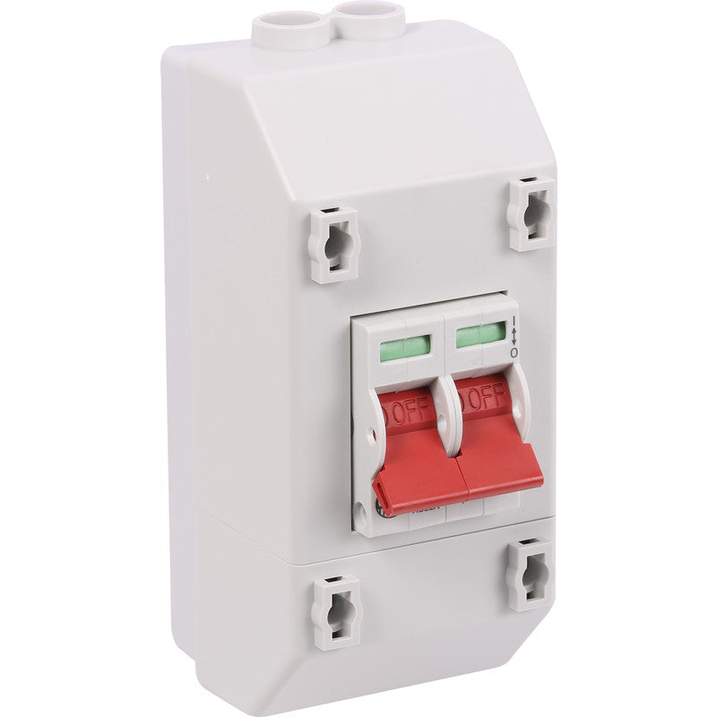 Wylex TSRECSW2S 2 Pole Isolator Switch With Enclosure 100A product image
