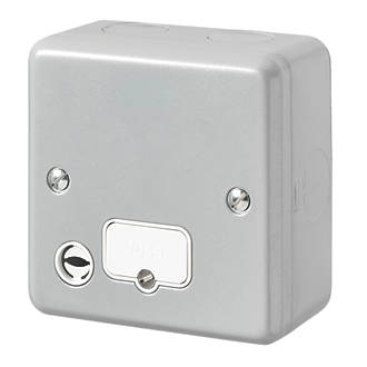 MK Metalclad Plus K989ALM 13A Unswitched Fused Spur with Flex Outlet product image