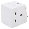 3 Way Fused Adaptor 13A - AD3WF