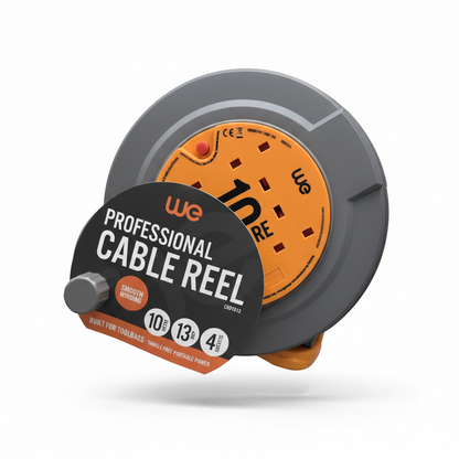 Ultra-Tough 5m Professional Extension Reel | 4-Socket | Exclusive New Design CRD0513