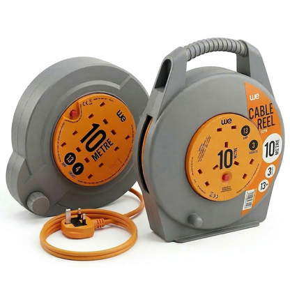 Ultra-Tough 10m Professional Extension Reel | 4-Socket | Exclusive New Design CRD1013