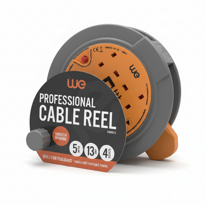 Ultra-Tough 10m Professional Extension Reel | 4-Socket | Exclusive New Design CRD1013