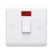 Volex D1060NR Casa Control Switch 1 Gang DP c/w Neon 20A (White)