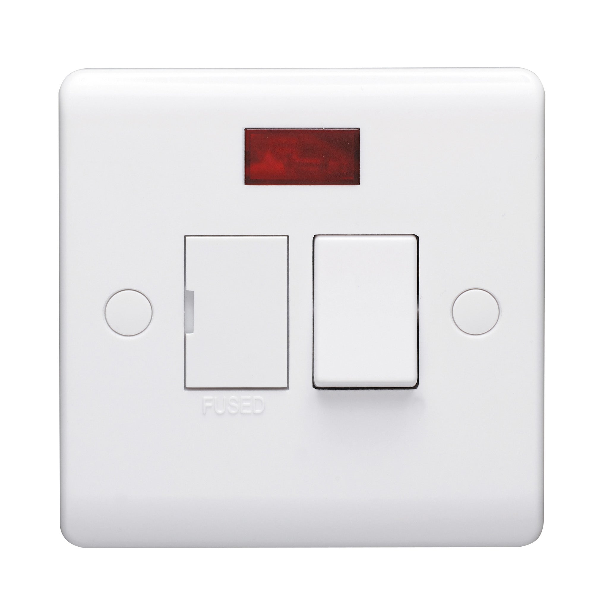 Volex D1081NR Casa Connection Unit DP Switched Fused c/w Neon 13A (White)