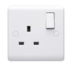 Volex D1300NR Casa Socket 1 Gang Switched 13A (White)