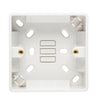 Volex D9409NR Casa Pattress 1 Gang Surface 29mm (White)