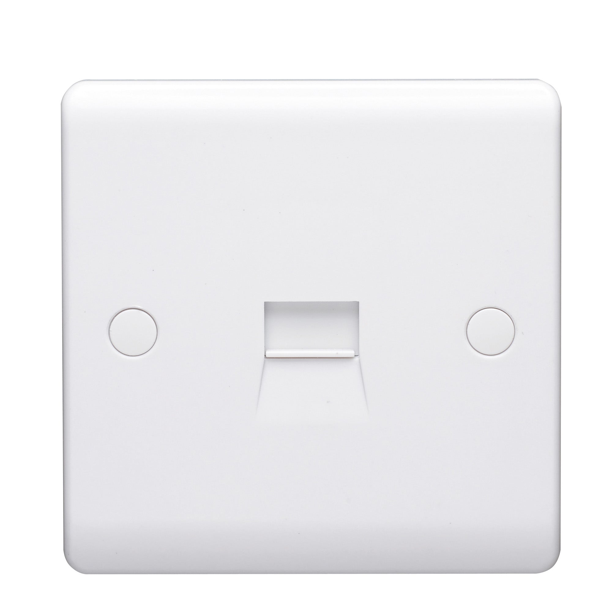 Volex D9974NR Casa Socket 1 Gang Telephone Master (White)