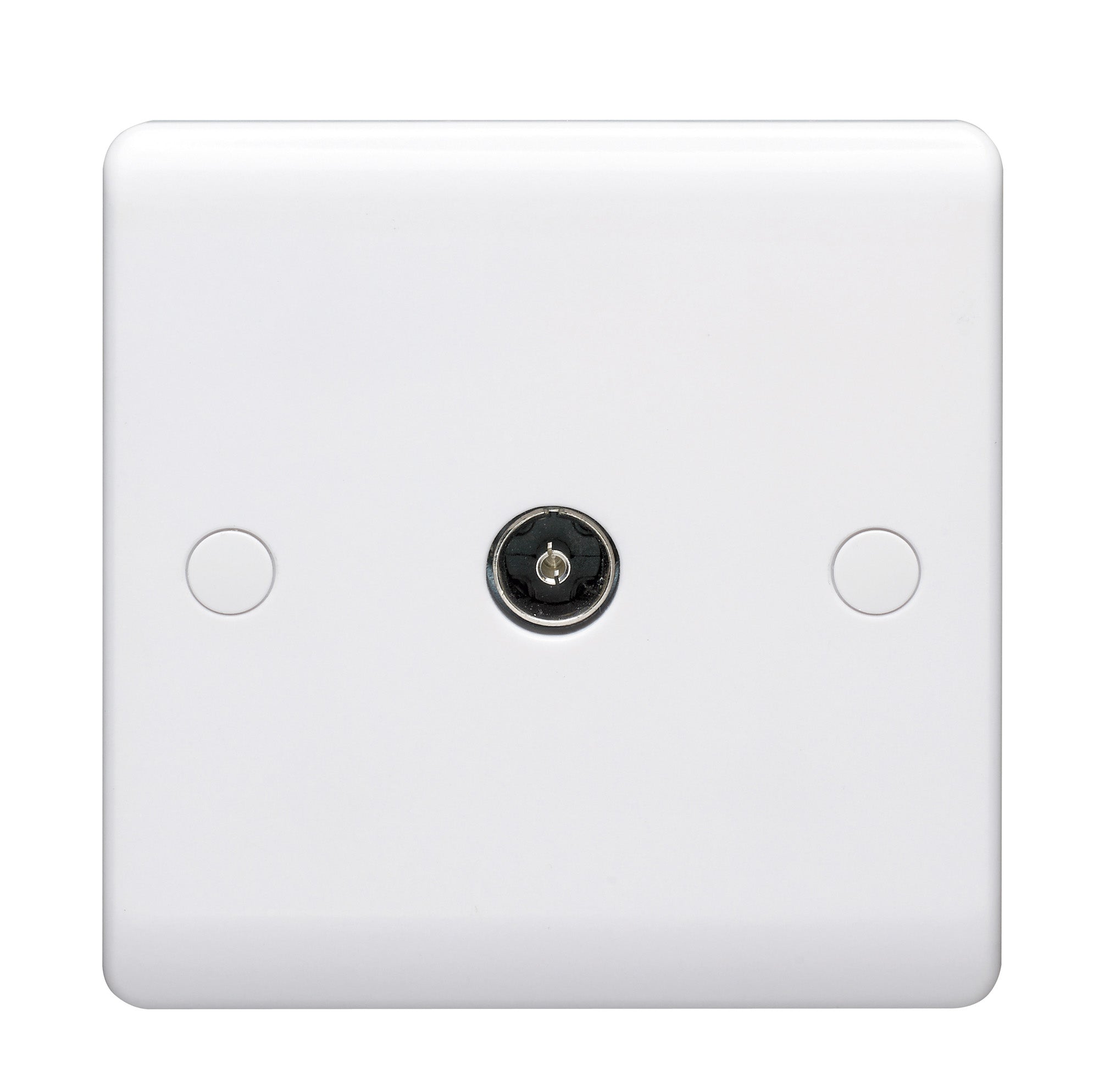 Volex D9992NR Casa Socket 1 Gang TV Coaxial (White)