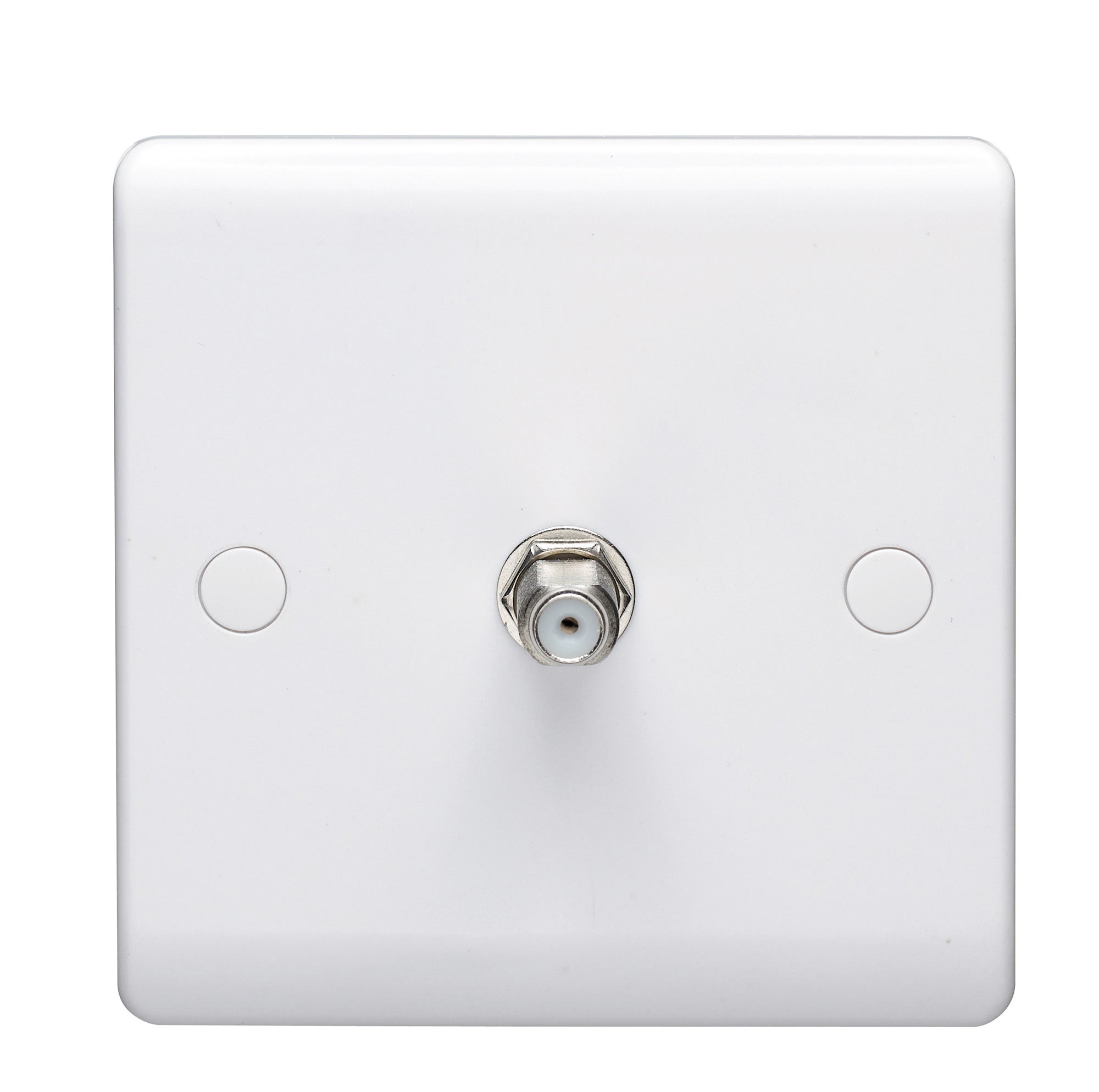 Volex D9997NR Casa Socket 1 Gang Satellite F Type Screened (White)