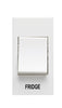 Volex DG3460NRFR Casa Grid Switch DP Module Moulded Marked Fridge 20A (White)