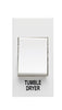 Volex DG3460NRTD Casa Grid Switch DP Module Moulded Marked Tumble Dryer 20A (White)