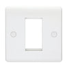 Volex DG3571NR Casa Grid Plate 1 Module c/w 1 Earth Terminal (White)