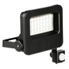 Aurora FL3P/40 Global LED Floodlight with PIR Sensor – 30W, 4000K, 3300lm (Black)
