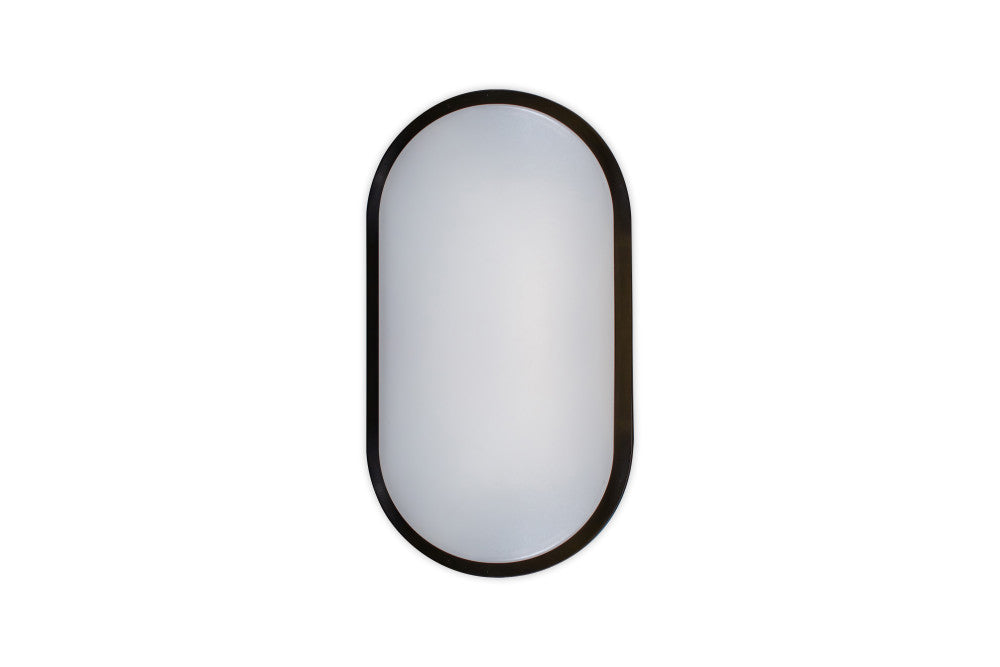 Integral ILBHP004 Bulkhead Toughshell Compact Oval CCT IK10 IP65 c/w Black & White Bezels 10W 1100lm 213x120mm (3000K/4000K/6000K)
